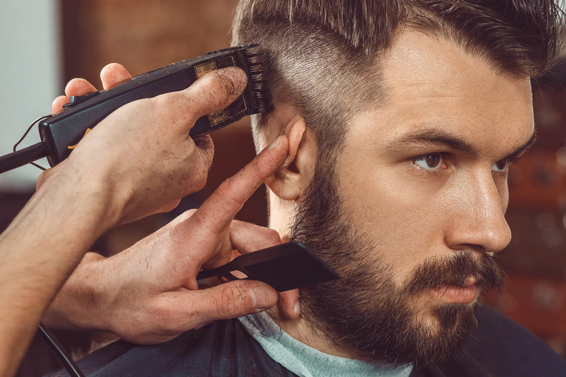 Man receiving personalized grooming and styling tips